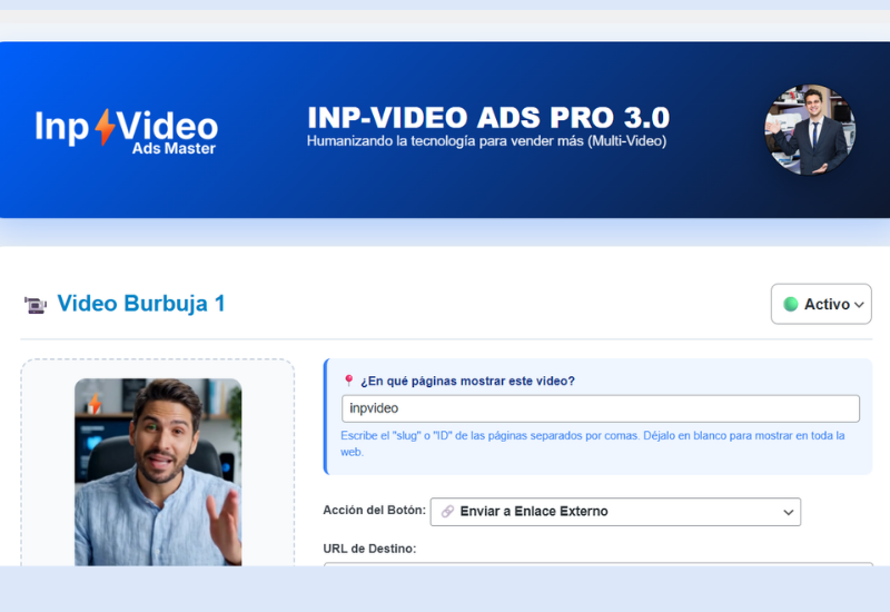 Instalación del plugin de video